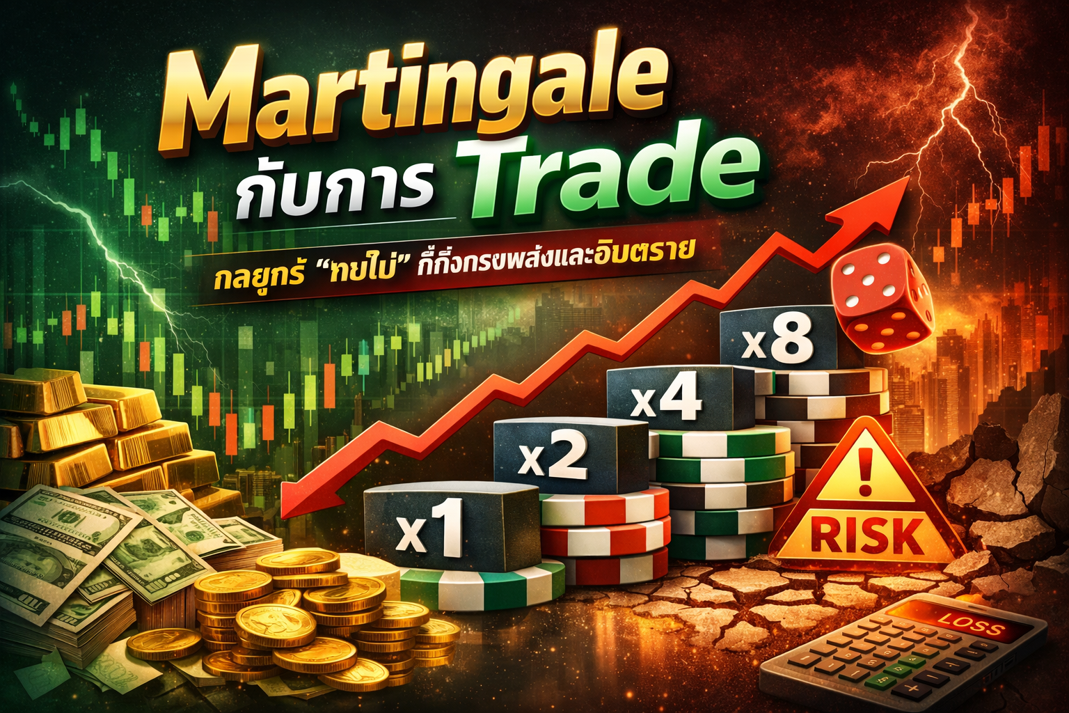 Martingale กับการเทรด กลยุทธ์ ทบไม้ ที่ทั้งทรงพลังและอันตราย